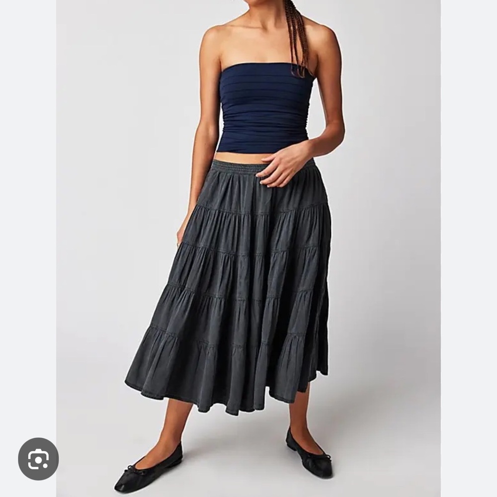 Free people in full swing Elegant faded black Women's Skirt